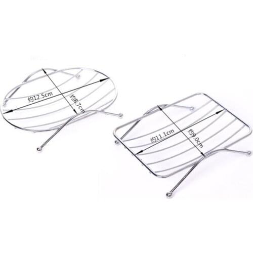 10pcs/lot Soap Dish Holder Stainless Steel Draining Soap Bar Box Holder for Bathroom Kitchen Shower Rust Proof Sponge Holder