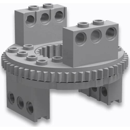 "Building Blocks Parts 2856c01 2PCS Technic Turntable Large Type 1 Top LEGOING MOCS Education"