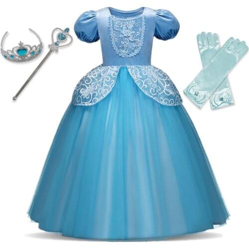 Girls Halloween Dresses For Kids Carnival Cosplay Party Princess Costume Children Fancy Dress Up 4 5 6 7 8 9 10 Year Disguise