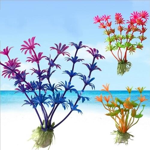 Artificial Aquatic Plant Realistic Underwater Plant Environmental Resin Material Fish Tank Decoration Home Viewing Supplies