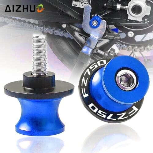 6MM YZ Motorcycle Swingarm Spools Stand Screws Slider CNC Aluminum Screw Accessories M6 FOR YAMAHA FZ750 FZ 750 1985-1988 1986