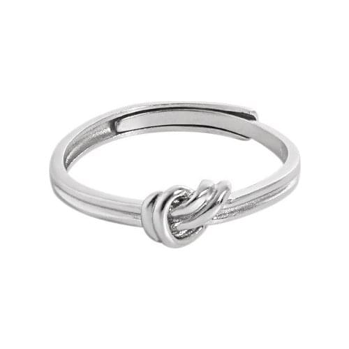 Cool Punk S925 sterling silver open ring jewelry faith adjustable Rings&Stainless Steel Rings For Women vintage cross Gifts