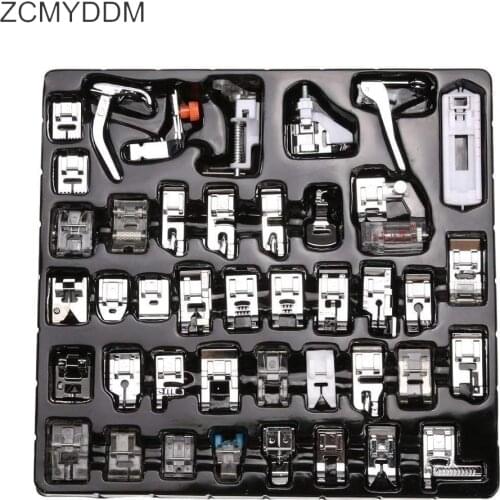 ZCMYDDM Professional Domestic Sewing Machine Presser Feet Set for Box Brother Singer Janom Sewing Machines Foot Tools Accessory