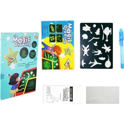 Draw with Light Developing Tablet Drawing Board Graffiti Writing for Children Kids EM88