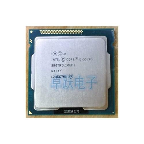 Intel Core i5-3570S I5 3570S Processor 6M Cache, 3.1GHz LGA1155 Desktop CPU Quad-Core CPU