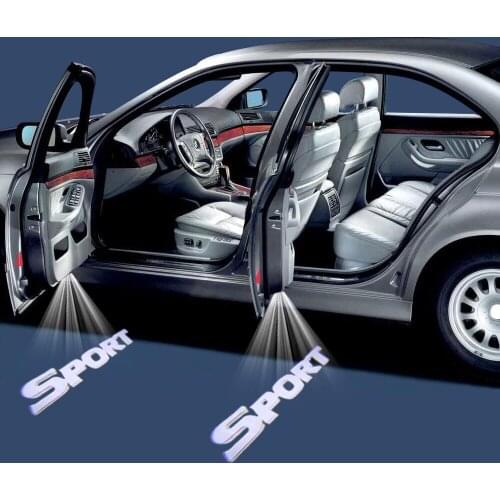 2x LED Car Door Projector Welcome Light For Suzuki Peugeot Chevrolet Hyundai Citroen Nissan Honda Jaguar Subaru Skoda Mitsubishi