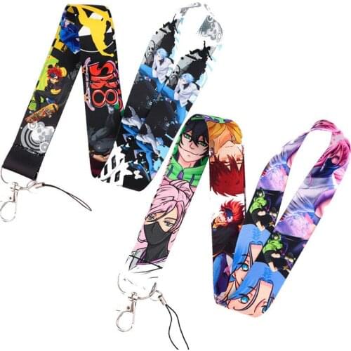 Anime SK8 the Infinity Keychain Lanyard Neck Strap for Key ID Card Straps Badge Holder DIY Hanging Rope Neckband Accessories