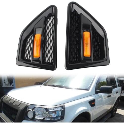 ABS Car Door Side Grille Vent Mesh Grill For Land Rover Freelander2 LR2 2006 2007 2008 2009 2010 2011 2012 2013 2014 2015 2016