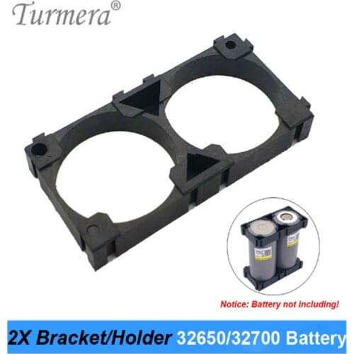 Turmera 32650 32700 2x Battery Bracket Cell Safety Anti Vibration Plastic Brackets For 32650 32700 battery pack 10pieces Turmera
