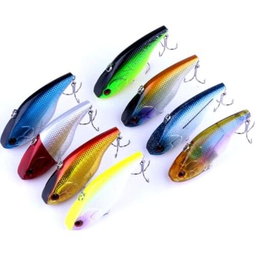 16Pcs New BIG Game VIB Fishing Lure Hard Bait 7.5cm 18.6g Isca Artificial Crankbait Pesca Peche Carp Bait Fishing Tackle