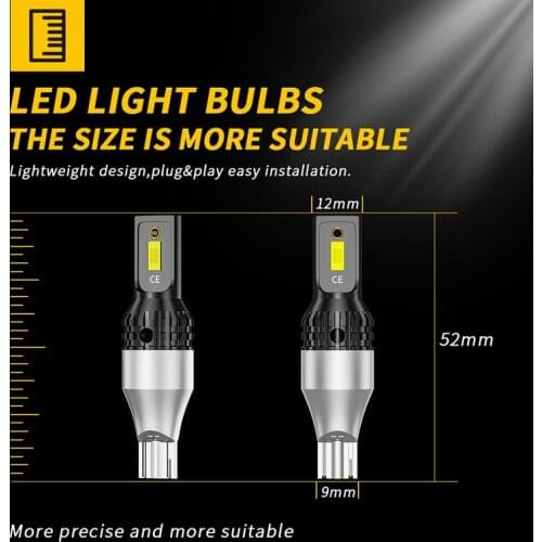 1x Signal Lamp T15 Led Canbus 3570SMD W16W Led Bulbs For Backup Parking Light