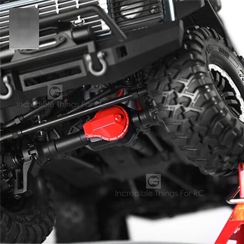 2pcs Front/Rear Metal Axle Housing Diff Cover for 1/10 RC Crawler Traxxas TRX4 For RC Car DIY Upgrade Front Or Rear Axle Covers
