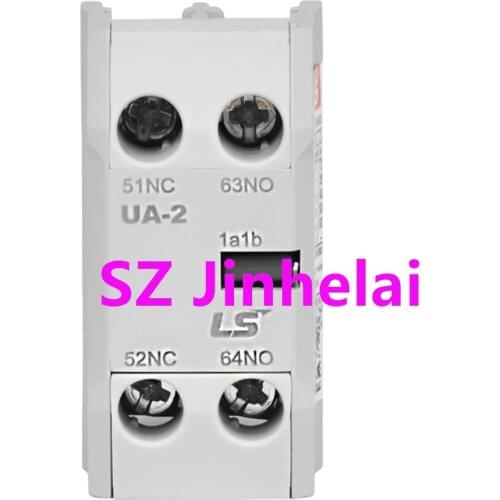 2pcs Authentic original UA-2 LS AUXILIARY SWITCH 1a1b/2a/2b Contactor auxiliary contact (substitution AU-2)