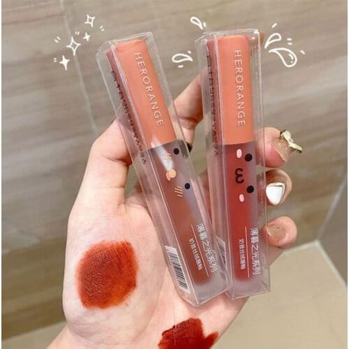 6 Colors Twilight Light Matte Velvet Velvet Air Lip Long Lasting Non-Stick Cup Lips Makeup Frosted Shell TSLM1