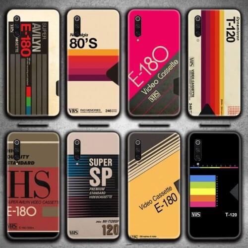 80s VHS Tribute Phone Case for Xiaomi Mi Note 10 Lite Mi 9T Pro xiaomi 10 10 CC9 Pro