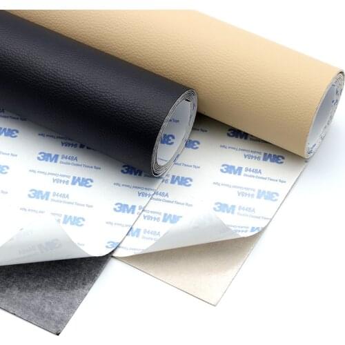 Large Size 50*120CM Back Self-Adhesive Litchi Pattern Leather Repair Patch For Sofa Chair Bag Shoes DIY Waterproof Stickers