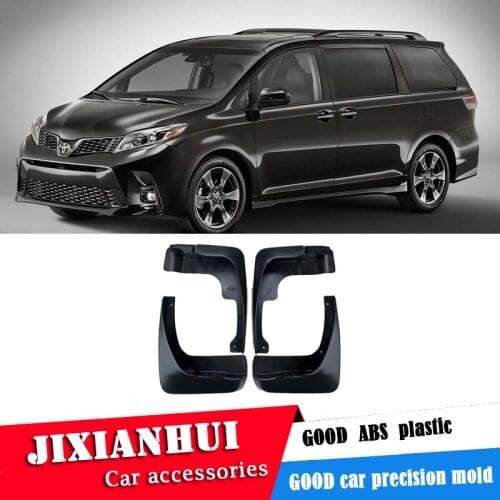 For Toyota Sienna 2018-2020 Mudflaps Splash Guards Front rear Mud Flap Mudguards Fender Modified special