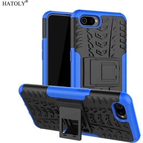 For Cover OPPO Realme C2 Case Anti-knock Heavy Duty Hard Armor Cover For Realme C2 Silicone Phone Bumper Case For OPPO Realme C2