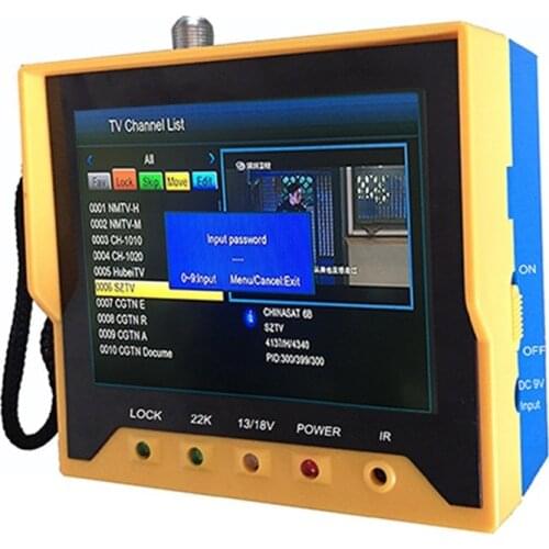 KPT 356H DVB-S2 Satfinder Fast Tracking Full HD Digital Satellite TV Receiver Finder Meter MPEG-4 Modulator DVB-S Sat Finder