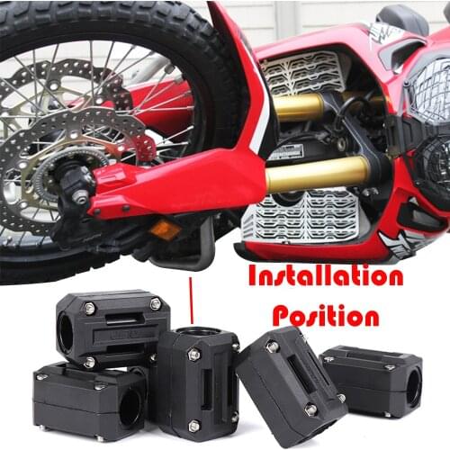For BMW R1200GS R1250GS ADV For HONDA CRF1000L Motorcycle Engine Guard Bumper Protection Decorative Block 22/25/28mm Crash Bar