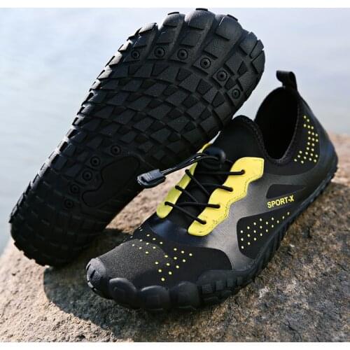 Mens outdoor sports hiking swimming shoes water shoes upstream shoes fitness shoes wading shoes large size shoes 35-47