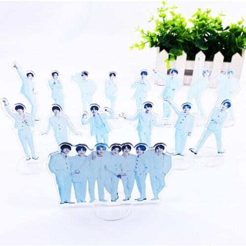 Kpop Map Of The Soul Tour Acrylic Action Figure Jungkook Jimin Suga Jhope V Jin RM figure Stand Model Toy Collection Fans Gift