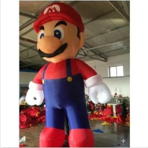 10ft//3m high Customized Giant Inflatable Super Mario Inflatable Mario for Advertising Brand new H