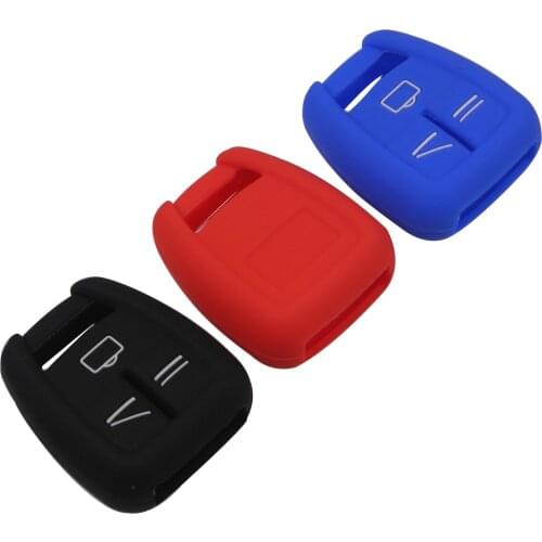 Kutery 10pcs 3 Buttons Key Case Silicone Protect Shell For Opel Vauxhall Frontera Omega Car-Styling