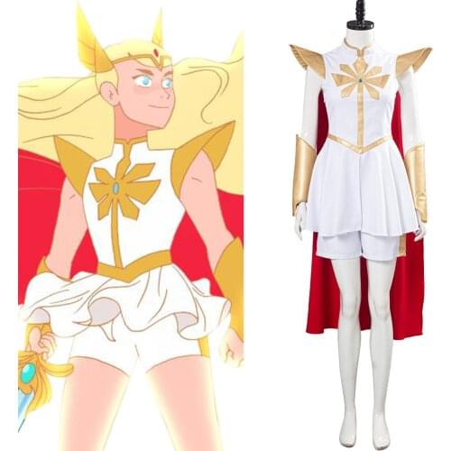 She-Ra - Princess of Power She Ra Cosplay Costume Dress Cloak Carnival Halloween Costume Fancy Dress Custom