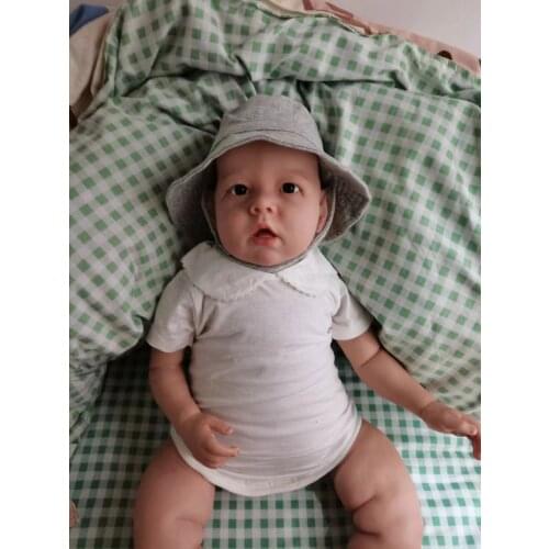 50cm Reborn Baby Dolls for Children Toys Reborn Doll with Cute Clothes Kit Reborn Reborn Baby Doll Real Baby Toys for Girls