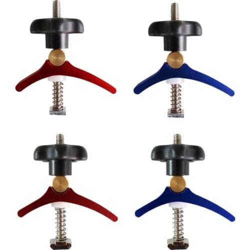 Clamp T-nut T Rail Clamp Set Multicolor Multisize Woodworking Tools