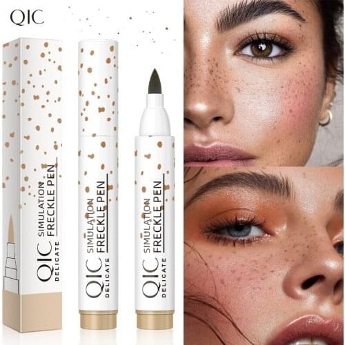 Natural Lifelike Freckle Pen Soft Brown Freckle Pen Lasting Waterproof Dot Spot Pen Create Effortless Sunkissed Makeup