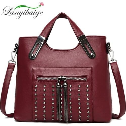 New luxury handbags women bags designer high quality leather crossbody bags for women 2020 casual multi-pocket shoulder bags
