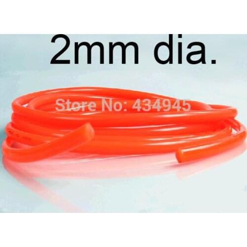 New 2mm dia. polyurethane Belt PU bobbin tape round driving strape glaze belting shiny side mill finish refacing band