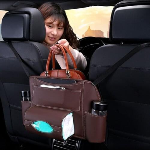 Car Seat Back Organizer Middle Hang Carrying Bag Universal Auto Supplies Receive Bag Isolation Child Pet Obstruct Pouch Product