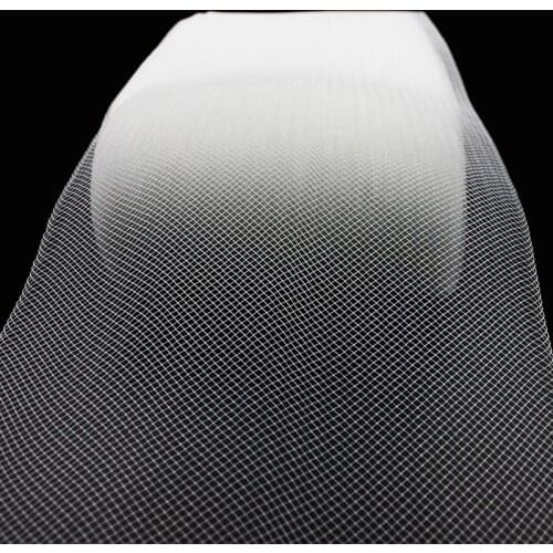 20cm 8'' width Flat Stiff Plain Hard Crins Horsehair Crinolines Braid For Making Dress And Hat Black White For Choose 100yard/l