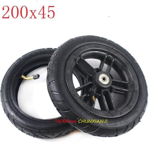 Size 200*45 tyre Electric scooter refitting parts 8 inch 200x45 pneumatic inner and outer tyres 8x1/4 inch inner and outer tyres