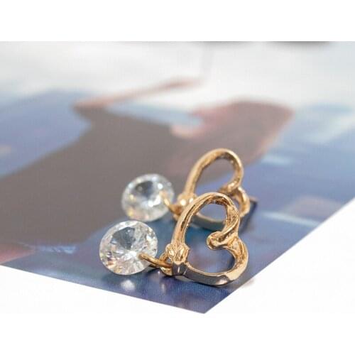 Earrings Jewelry New Brand Fashion Jewelry Drop Earring Love CZ Crystal Pendants Dangling Earrings for Women Earrings Jewelry