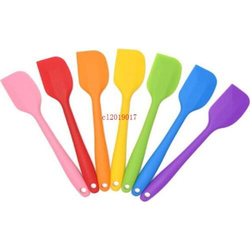 21cm Silicone Spatula Batter Scraper Non-stick Rubber Cake Spatula for Cooking Baking Heat Resistant Dishwasher Safe Cake Tools