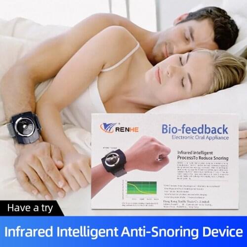 Intelligent Infrared Snore Stopper Anti Snoring Wristband Watch Best Solution for sleep Anti Snoring Aid Effectively