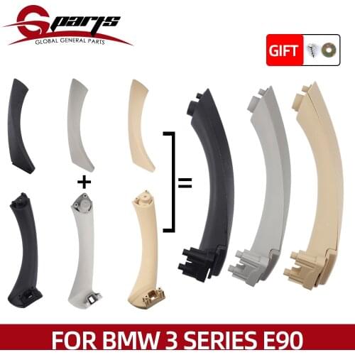 Inner All Handles Left Right Door Armrest Panel For BMW E90 E91 3 Series Pull Trim Cover Gray Beige Black 2005-2012 51417230853