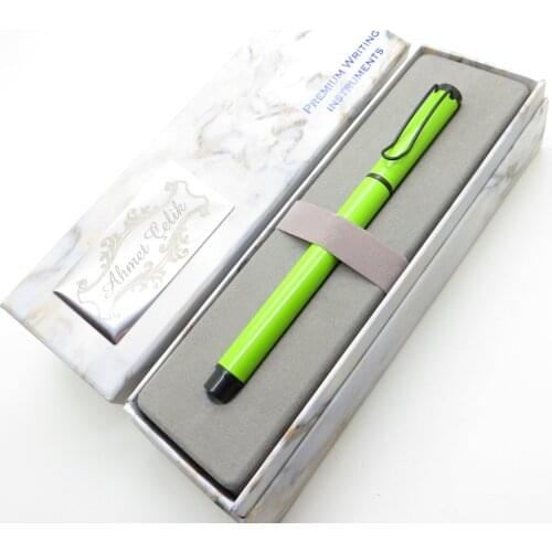Wings Marble R289 Green Roller Pen | İsme Special Pen | Gift Pen