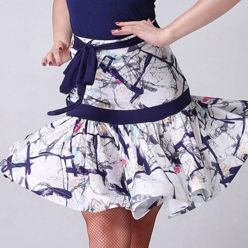Latin Dance Skirt Female Professional Latin Dance Competition Skirt Tango Dance Practice Clothes Women Samba Dancewear DQL2239