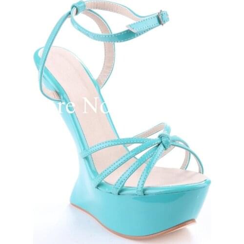Candy Color Strange Heel Woman Sandals Shoes Sexy 15cm Heel Platform Night Club Sandals Female Fashion Banquet Pumps Dropship