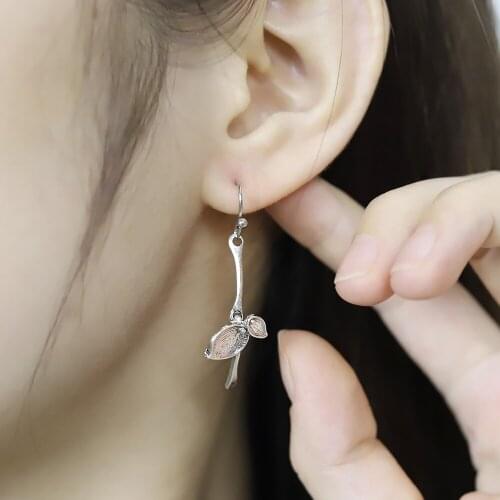 2021 Vintage Dangle Earrings Flower Simple Square Earrings for Women High Quality Daily Bohemia Classic Jewelry Free Shipping