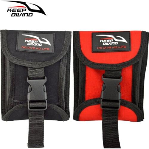 Keep Diving 1pcs Two Sides Open Up Scuba Diving Weight Belt Pocket With Quick Release Buckle Accommodate 3kg/6lb Of Lead Weight