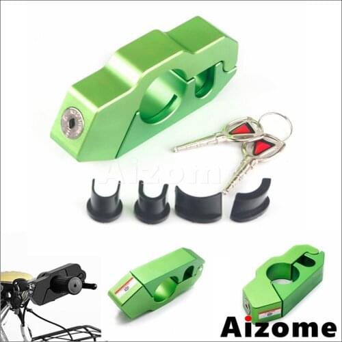 1PC CNC Motorcycle throttle lock 38mm Handlebar Lock Scooter Anti Theft Lock Bike Safety Lock Motocorss Brake Throttle Grip Lock