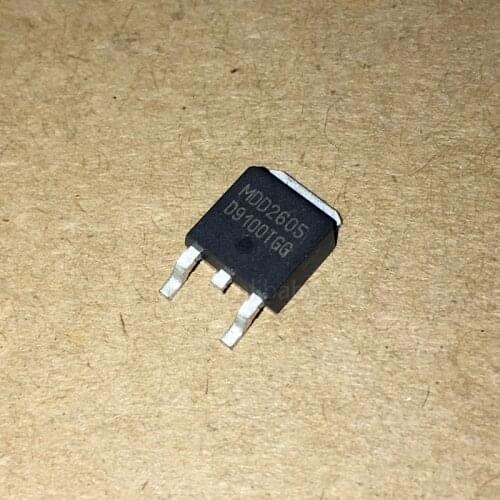 Free Shipping 10Pcs MDD2605RH MDD2605 MDD2606 MDD2607 MDD2604 MDD2603 MDD2602 MDD2601 MDD2600 TO-252 30A 60V Power MOSFET