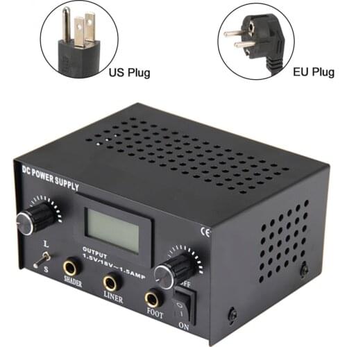 Professional Tattoo Power Supply One Digital Dual Tattoo Power Supply LCD Screen For Tattoo Machine Gun Kits