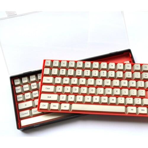 New Shell for Keycap Box ABS JDA Key Caps Storage Box Large Full Set Mechanical Keycaps Plastic Case Acrylic Transparent Cover